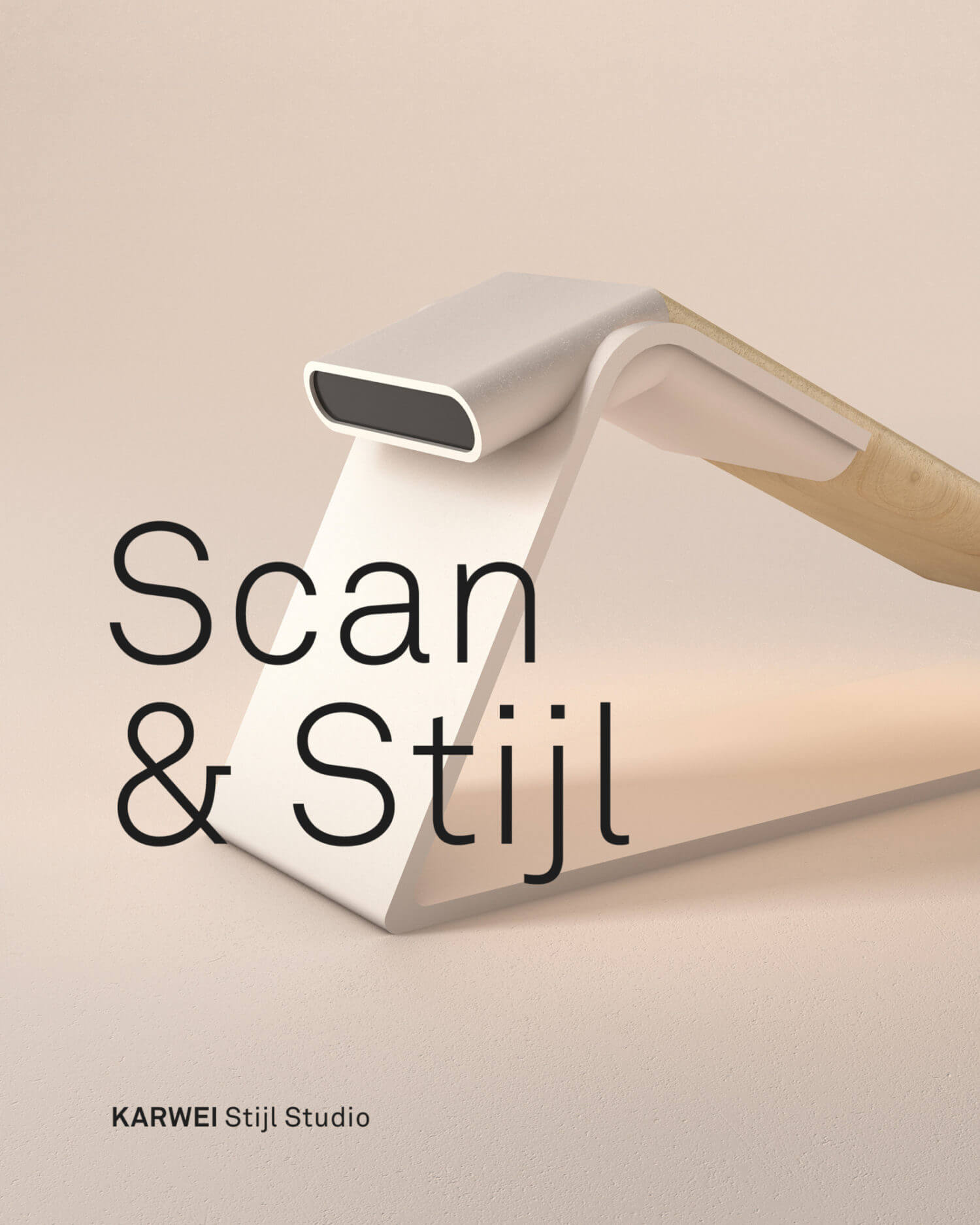 Image of a scanner with Karwei Stijl Studio caption